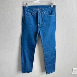 Blue Delta Linda Postman Blue High Rise Tapered Custom Jeans Women's RW 38